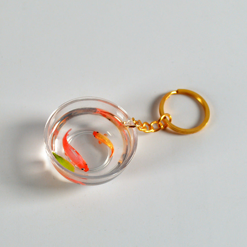 Wholesale 3pcs Lucky Koi PVC Keychains